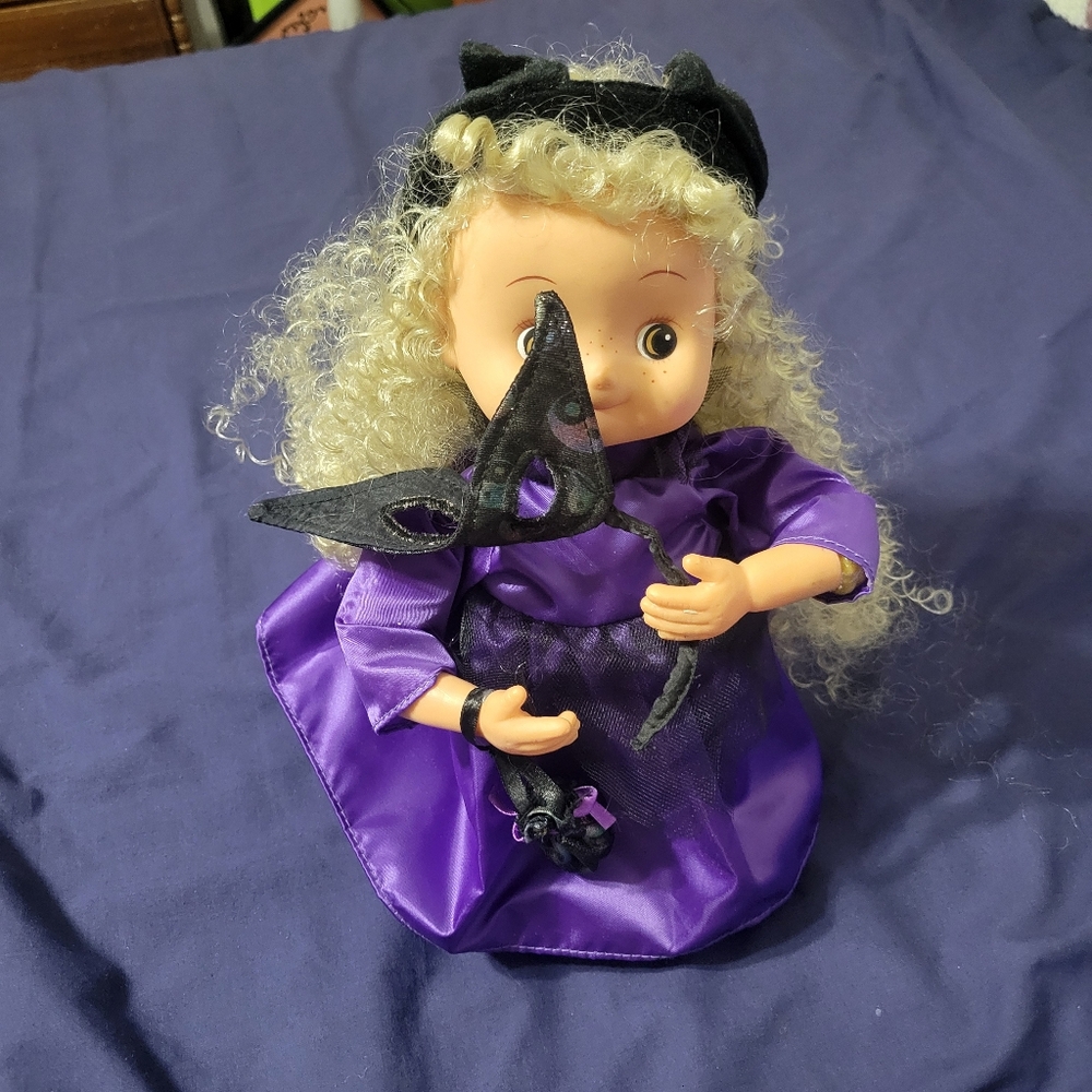 Padma Animated Collectibles Halloween Cat Kid 12" Untested Motionette Vintage